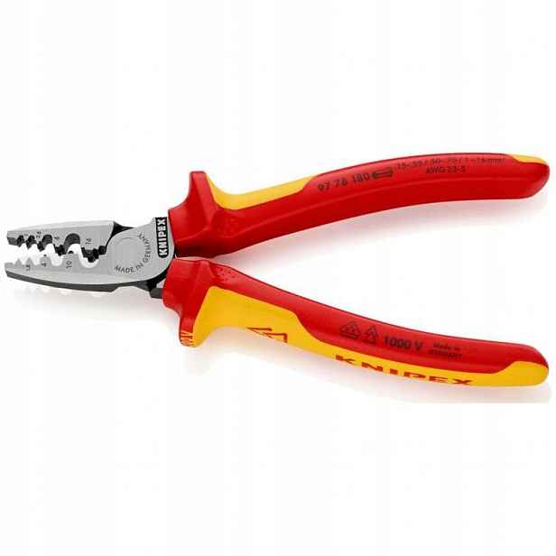 Kleště na krimpování objímek 180 9778180 Knipex