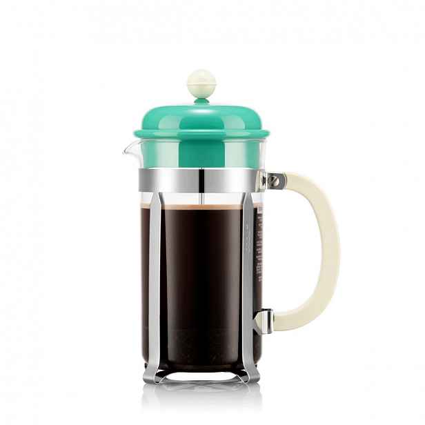 Pístový zavařovač Bodum Caffettiera 1 L french press světle zelený