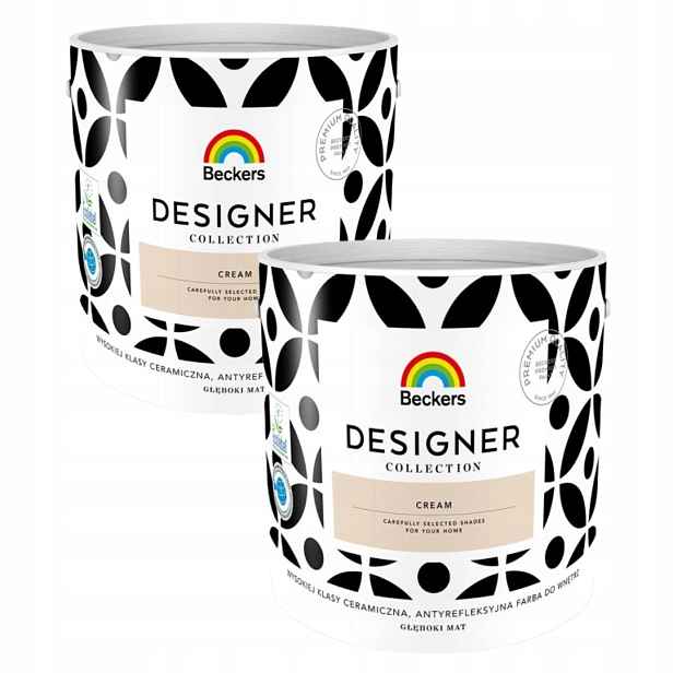 Sada Barev Beckers Designer Collection 2X2,5L Krémová 5L