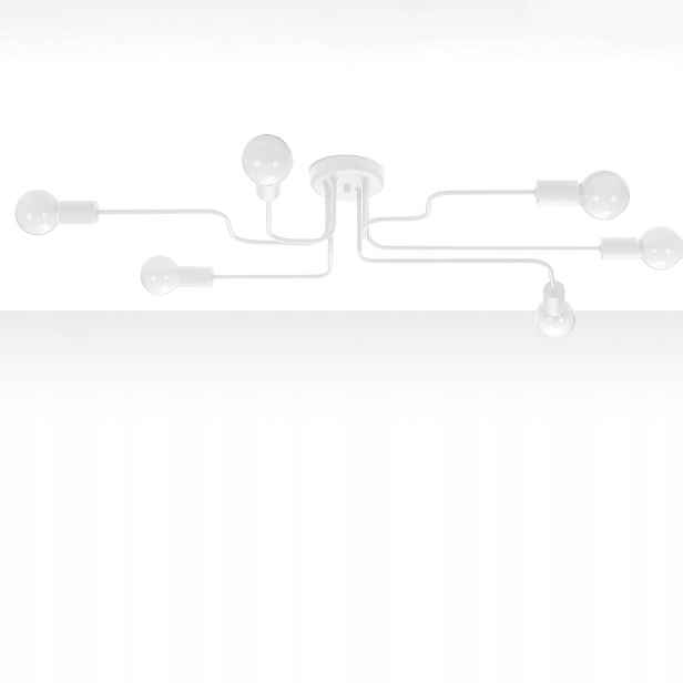 Sollux Stropní svítidlo Vector 6xE27 80 cm bílá 15 W IP20
