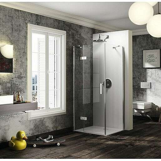 Sprchové dveře 120x200 cm levá Huppe Solva pure chrom lesklý ST0605.092.322
