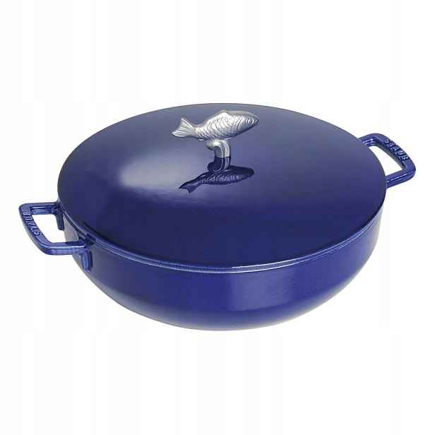 Staub Special Cocotte Hrnec na rybí polévky 4.65 ltr, modrý
