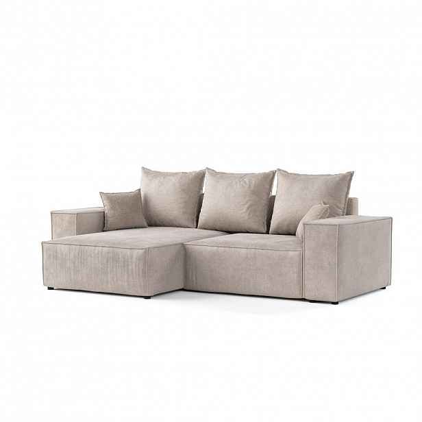 AltaBeds ROHOVÁ SEDAČKA SENSO, textil, Béžová