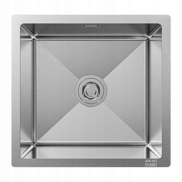 Dřez Nerezová Ocel 304 47X45 Inox Pod Deskou S Nano Sifonem