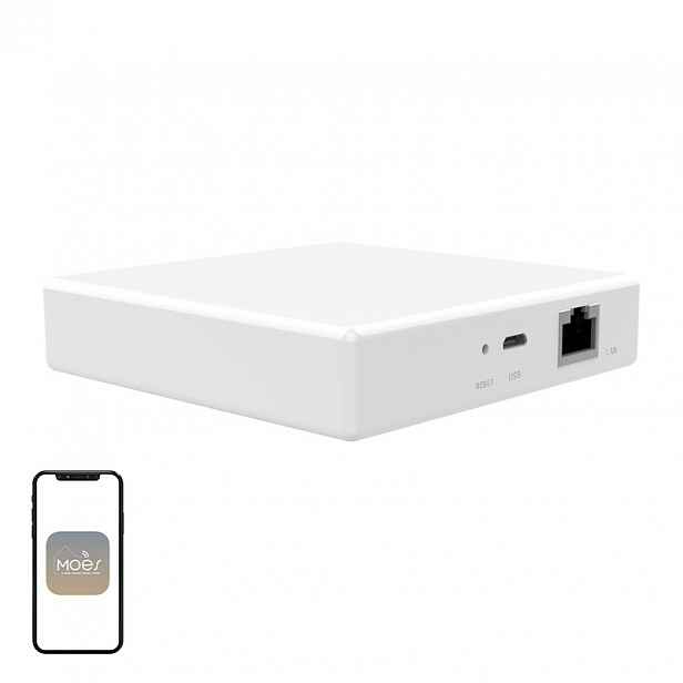 Moes Mzhub Inteligentní kabelová brána ZigBee Matter Thread 128 zařízení
