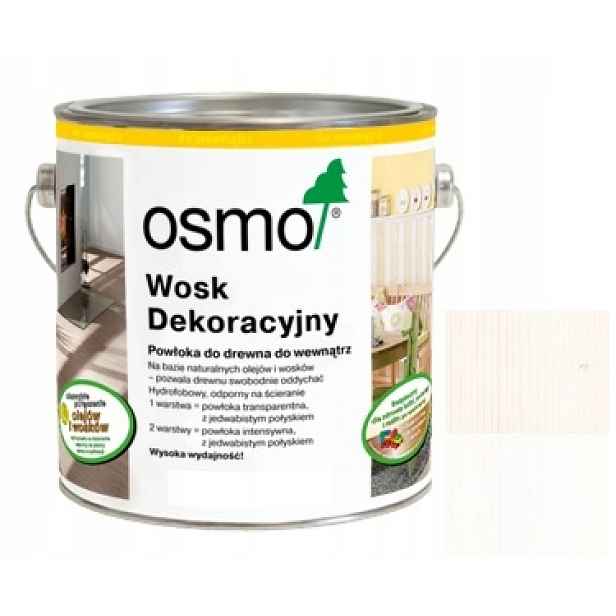 Osmo 3186 0,75L Vosk Dekorativní matná bílá *wawa