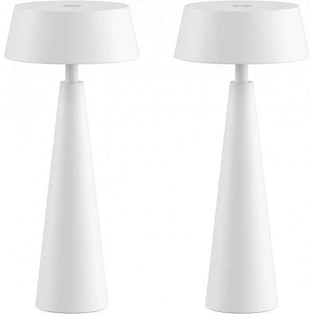 Sada 2 bezdrátových stolních lamp s dotykovým ovládáním 3000K-6000K