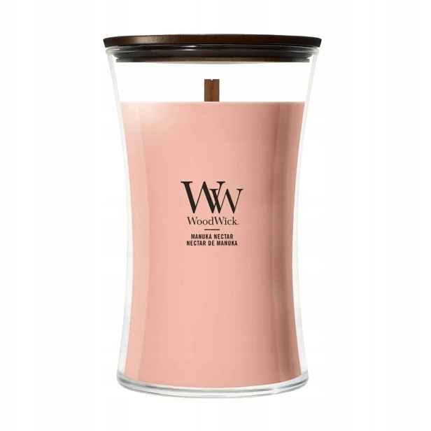 WoodWick velká svíčka Manuka Nectar dřevěný knot
