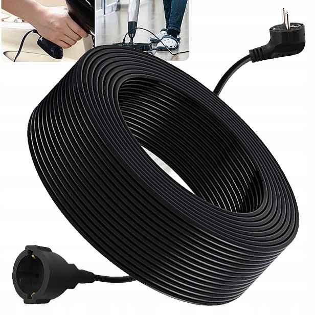 Prodlužovací Kabel Zahradní Pro Sekačku Stavební Jednoduchý Silný Kabel 3x0.75mm