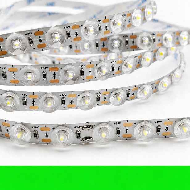 Led páska optická pro kazety 48 LED/m IP20 24V Zelená 10 m