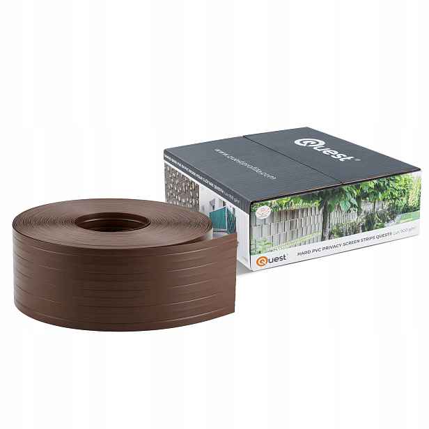 Silná stínící panelové pásy z Pvc 10 cm, bronzová, 26 m 20 klipů
