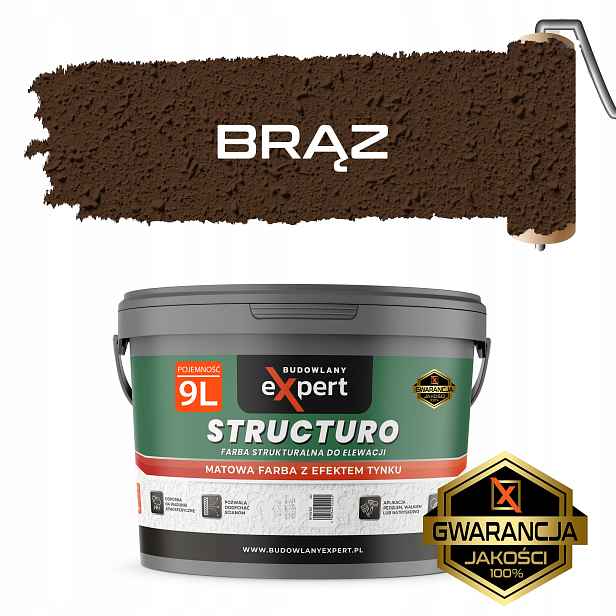 Barva Structuro Vnější Strukturální 9 L Fasádní Bronzová