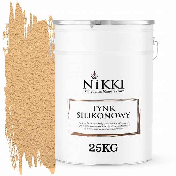 Silikonová Fasádní Omítka Oranžová Světlá F764 25KG Granulace 2.0mm
