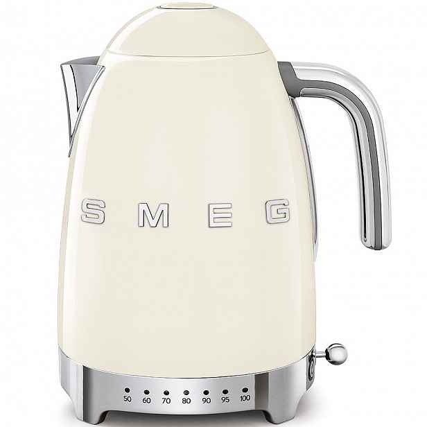 Smeg Rychlovarná konvice 50´s Retro Style, s regulací teploty, krémová KLF04CREU