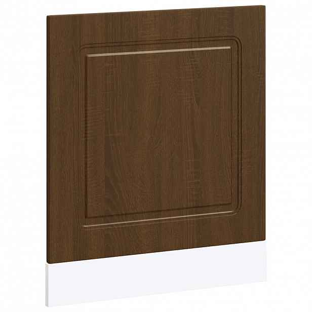 vidaXL Panel na myčku Kalmar hnědý dub 60x1,5x57 cm kompozitní dřevo