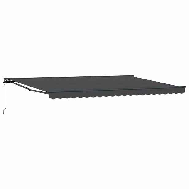 vidaXL Rám markýzy Antracitová 500 × 300 cm