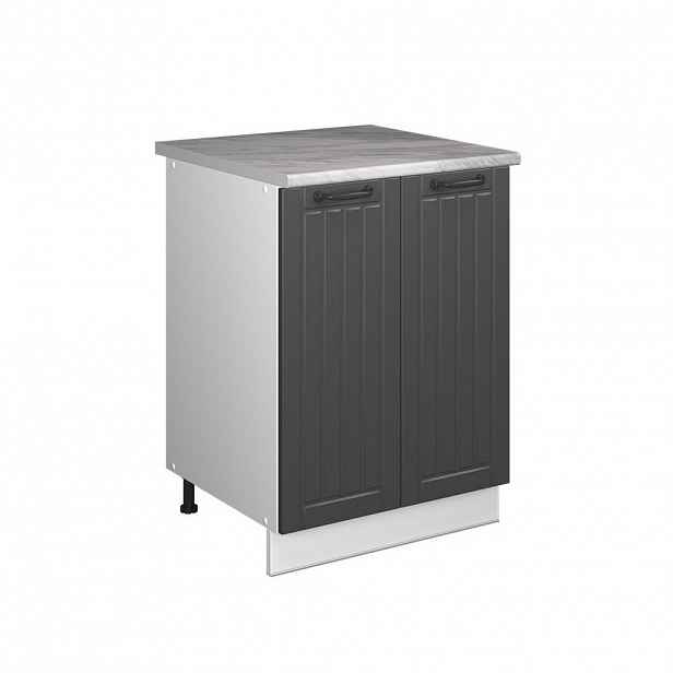 Vicco SKŘÍŇKA POD DŘEZ Fame-Line, Tmavě šedá/Bílá, 60 cm