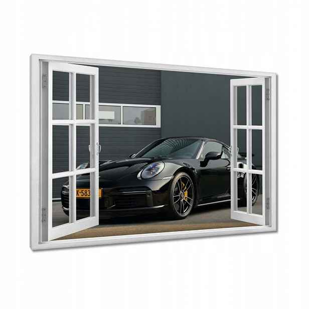 Obrazy 120x80 Černé Porsche Auto