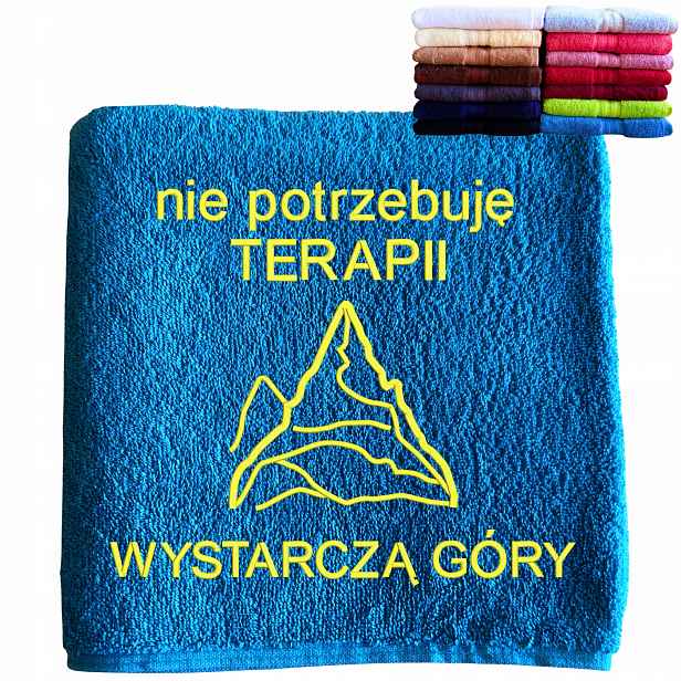 Veselý dárek pro milovníka hor a turistiky, pro horskou turistiku, Ručník na horách