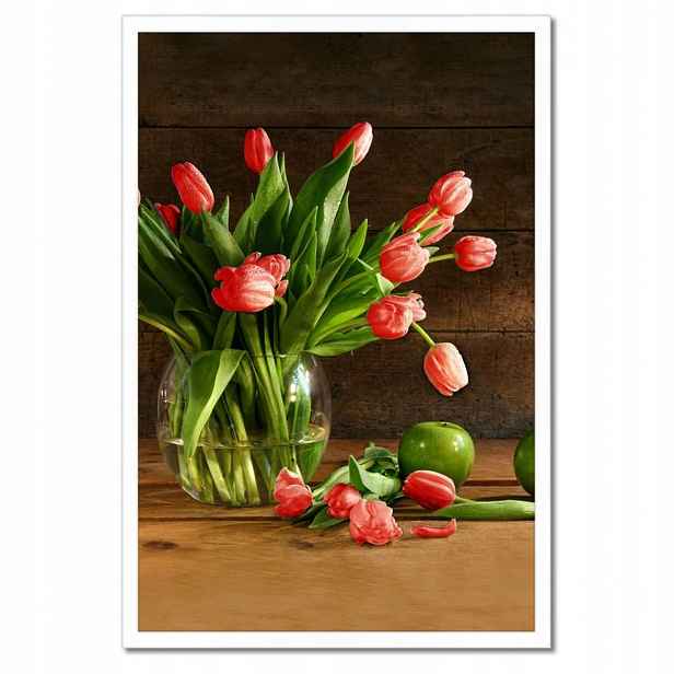 Plakáty v rámu 40x60 Červené tulipány