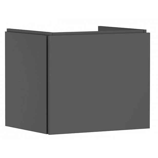 Hansgrohe Xilesa E - Umyvadlová skříňka, 50x58x47 cm, 1 zásuvka, matná šedá 54253760