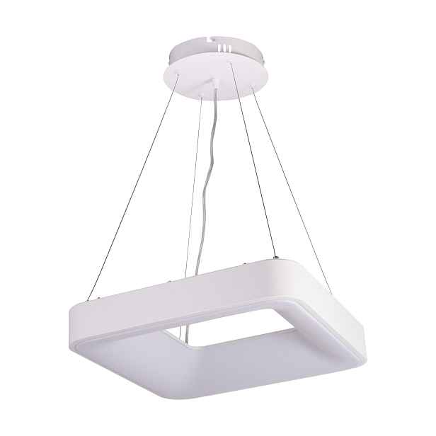 LED svítidlo ZULU 32W CCT hranaté bílé závěsné