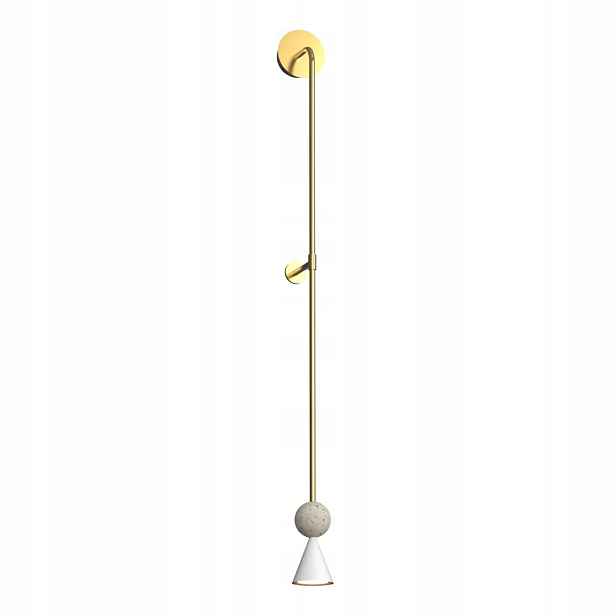 Nástěnná lampa Bingo Zlatá Led 8 W W0449 MaxLight