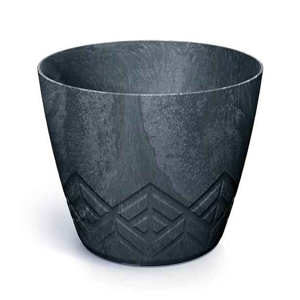 Prosperplast Květináč ARECA betonový antracit, varianta 13,8 cm