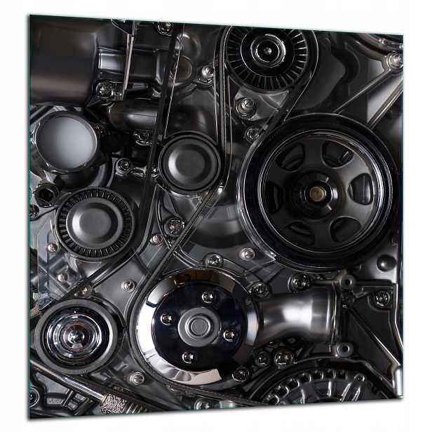 Skleněná Ochranná Deska Panel Lepidlo 60x65 Motor