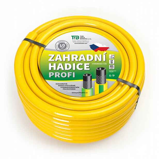 Zahradní hadice žlutá Profi 3/4" 25 m