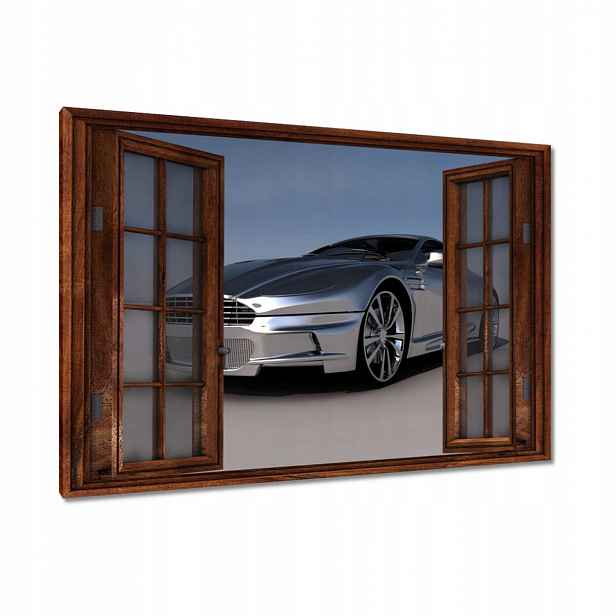 Obrazy 120x80 Stříbrný Aston Martin