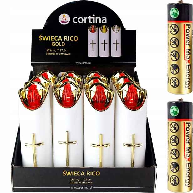 Sada 12 Ks Led Svíčka Na Baterie Vložka Hřbitovních Svíček 17cm Do Sničky Hřbitovní Svíčka Vložky