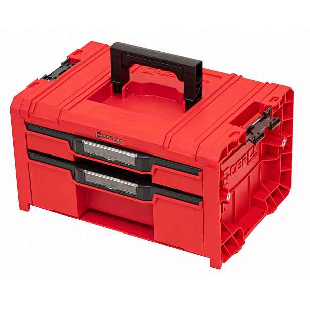 Box s zásuvkami Qbrick System Pro 2.0 Drawer 2 Toolbox Expert Red