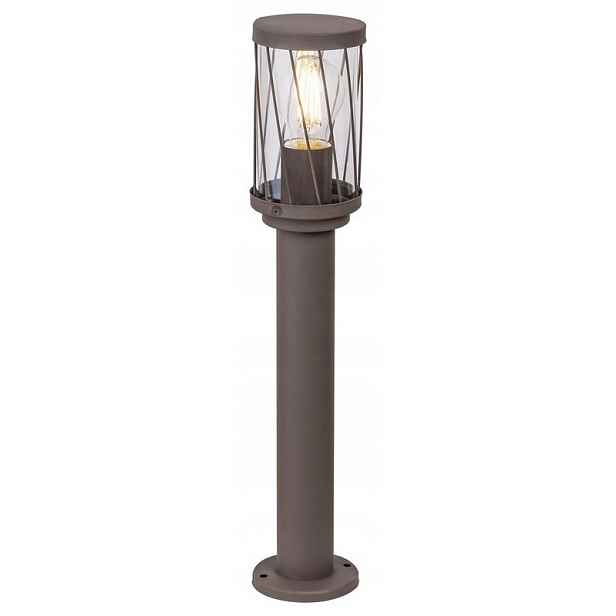 Budapest zahradní sloupek max. 40W/E27/IP44 hnědá, 8889