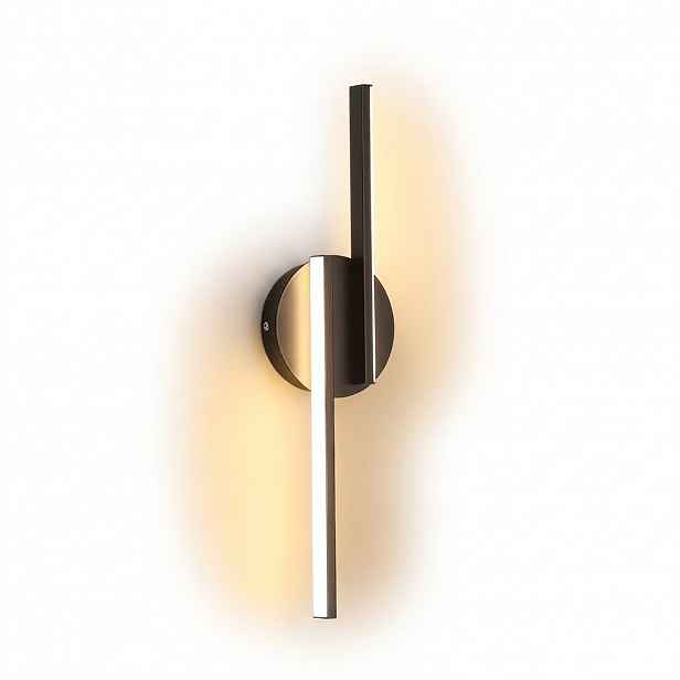 Černé Nástěnné Svítidlo Led Moderní Do Obývacího Pokoje Chodby 45CM 16W 3000K