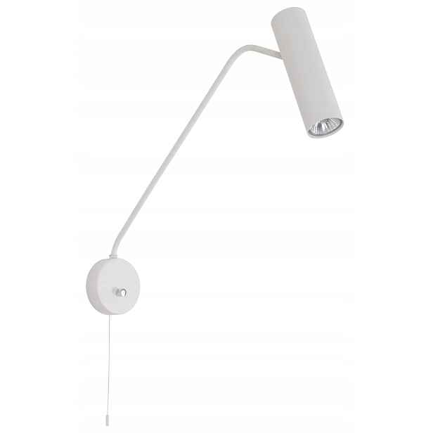 Nástěnná lampa Eye s vypínačem, bílá, nástěnná lampa