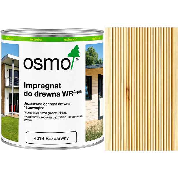 Osmo 4019 Wr Aqua 0,75L impregnační přípravek na vodní dřevo pro venkovní použití
