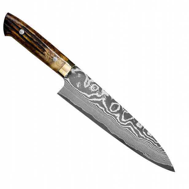 Takeshi Saji Yb Ručně kovaný Nůž pro šéfkuchaře VG-10 61 Hrc 24 cm