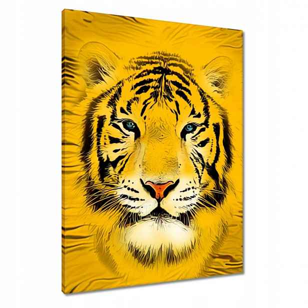 Obrazy 60x80 Žlutá hlava tygra