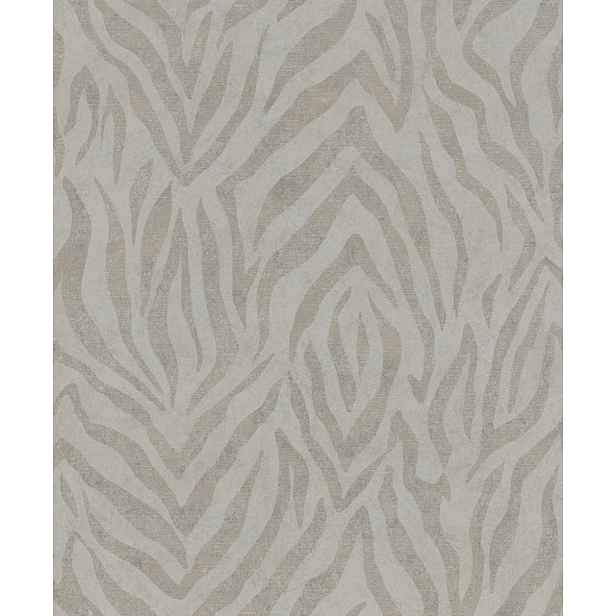 Tapeta Vzor Zebra Vinylová Zvířecí Motiv Béžová