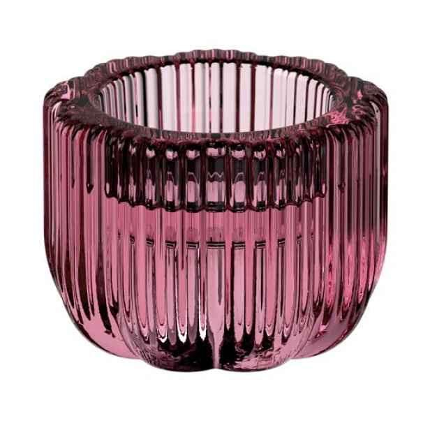 Villeroy & Boch Skleněný svícen 2v1 Fleur Cassis, Ø 6,5 cm 11-7340-0860