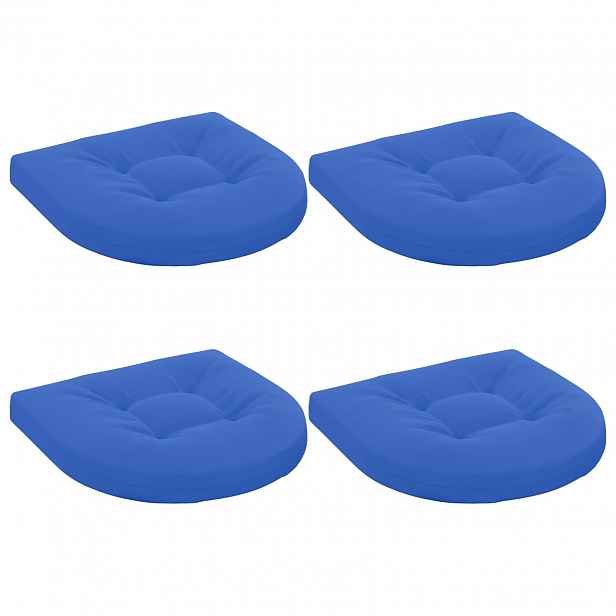 vidaXL Polstry ve 4 kusech 4 ks 100% polyester Královská modrá