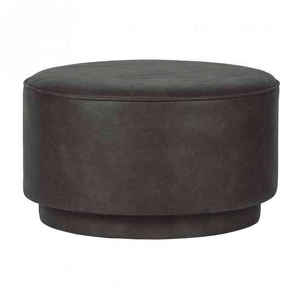Antracitově šedý puf Coffee