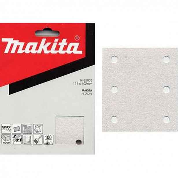 Makita - Brusný papír K240, 114x102 mm, 10 ks P-35879
