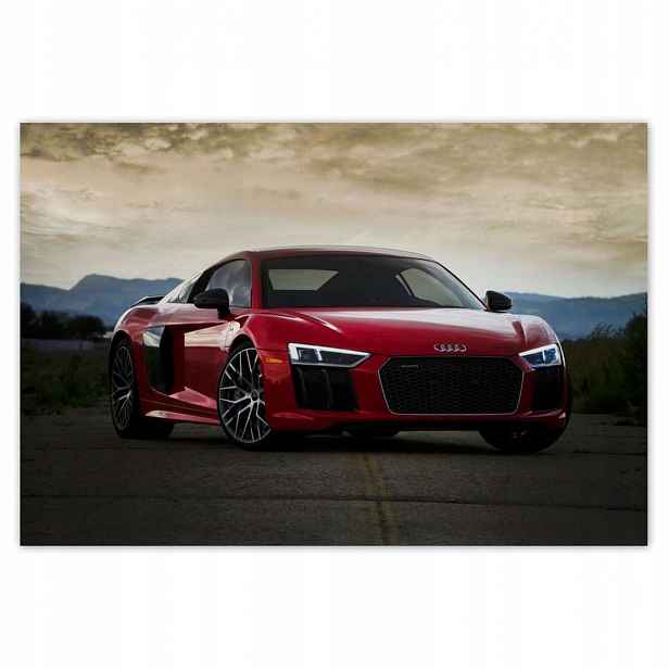 Plakáty 185x125 Červené Audi Auto