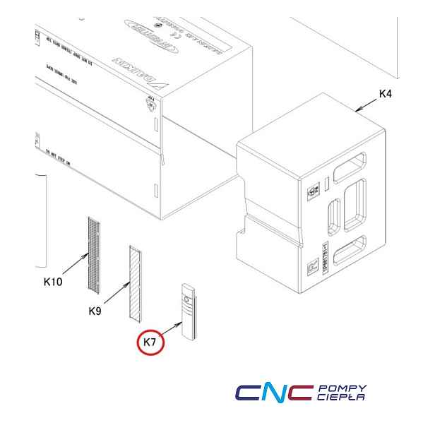 Daikin 5046761 Originální bezdrátový dálkový ovladač ARC488A1S Remote Controller