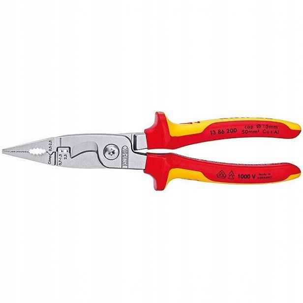 Knipex kleště elektroinstalační Vde bez otvoru 200mm 1386200