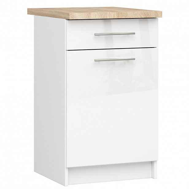 RAUMHIRSCH FURNITURE SPODNÍ SKŘÍŇ Bílá, bílá lesklá 85/50/46
