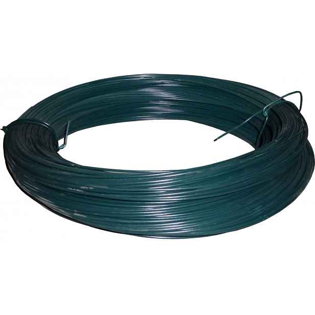 Vázací drát pozinkovaný zelené poplastovaný 3,6mm - 3,1kg