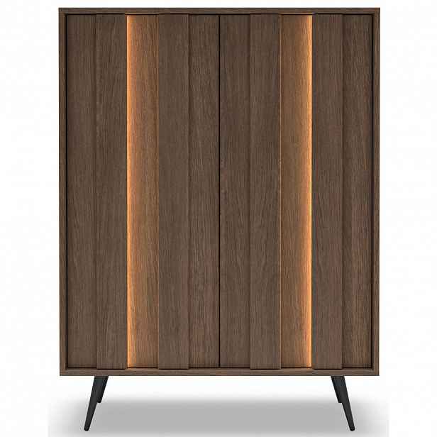 Selsey VYSOKÁ komoda Amaro, dub, 93 cm